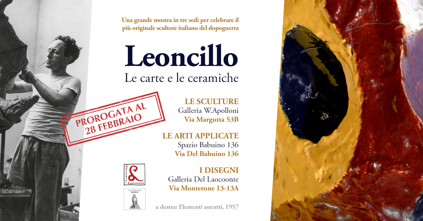 Leoncillo Leonardi in mostra a Roma fino al 28 Febbraio 2019
